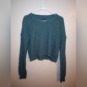 Rue 21 Teal Crew Neck Sweater Size XL